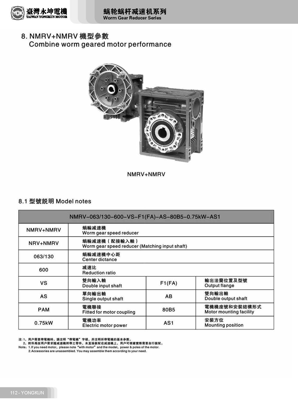 雙級蝸輪蝸桿減速機